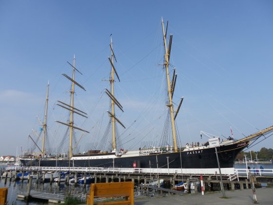 The clipper ship Passat at its port and museum in Travemünde (near Lübeck). Photo taken in 2013